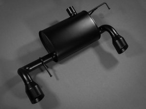 Ford Bronco Exhaust System - Axle Back - Dual Exit - Black Tips